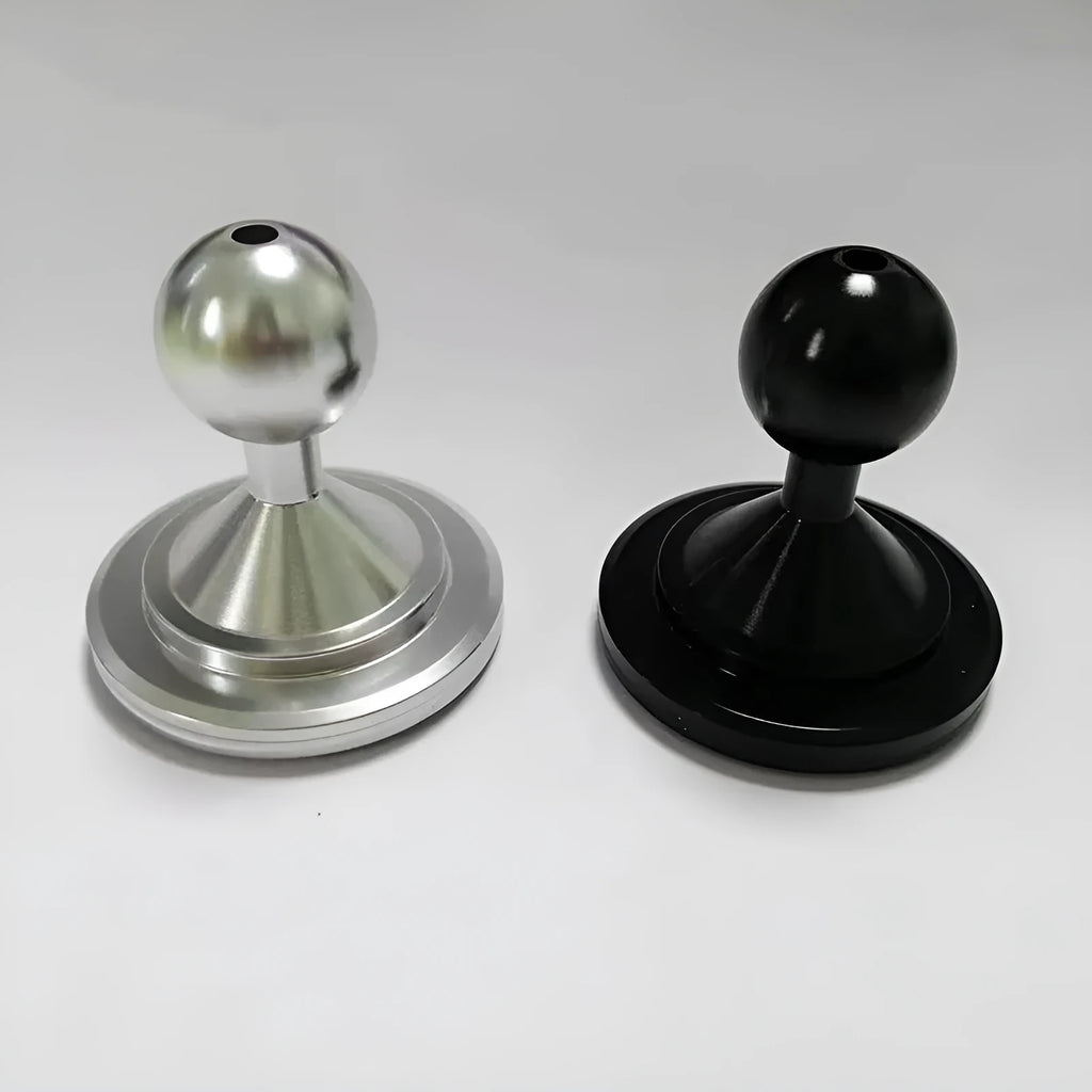 Aluminium alloy instrument panel accessories in black and silver finishes with universal mounting base