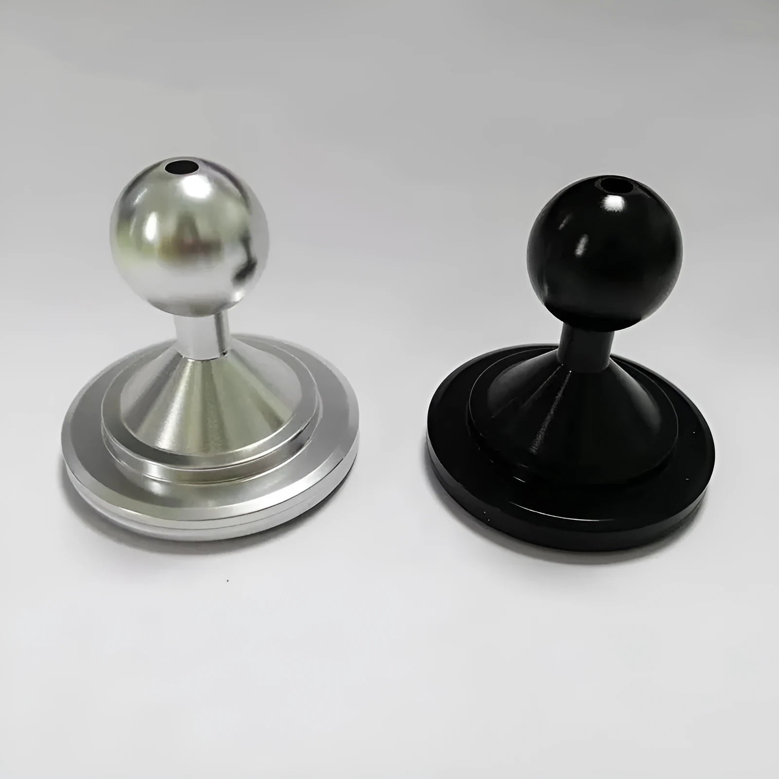Aluminium alloy instrument panel accessories in black and silver finishes with universal mounting base