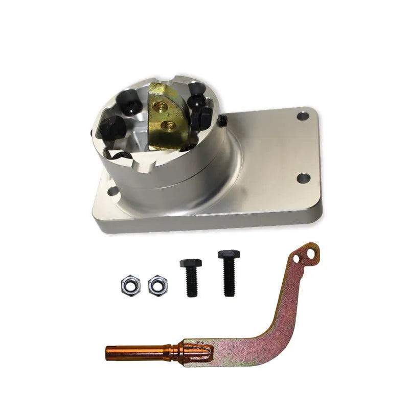Silver aluminium short shift lever for Horton manual transmission vehicles