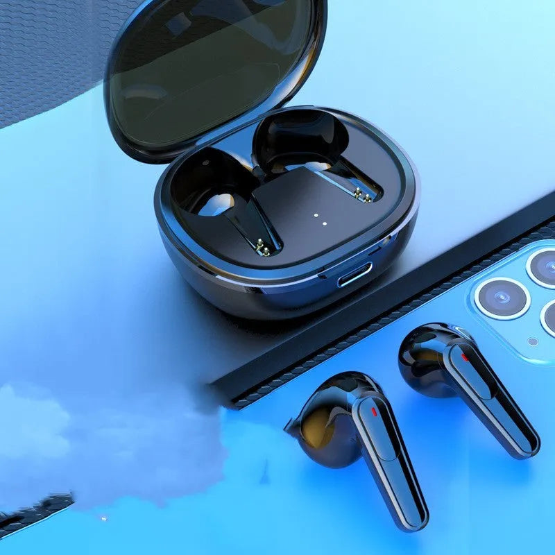 Black PRO30 Bluetooth headphones with in-ear design and noise reduction features