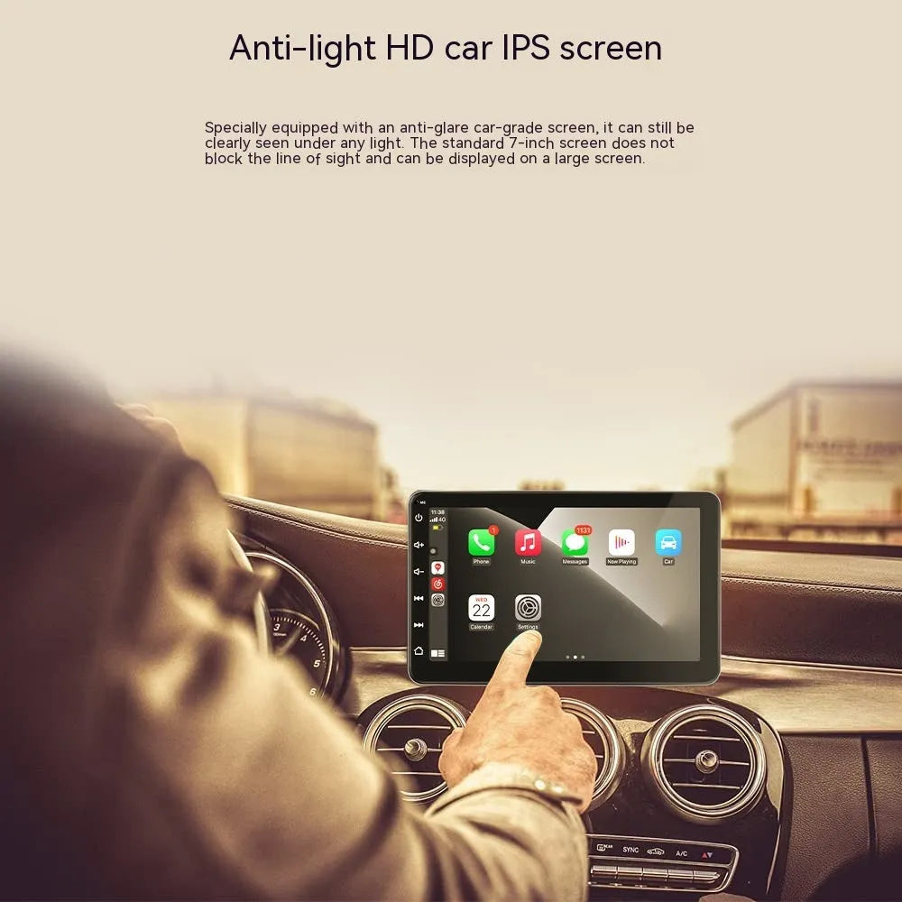 7 inch wireless car GPS navigator with reversing camera and universal mounting bracket