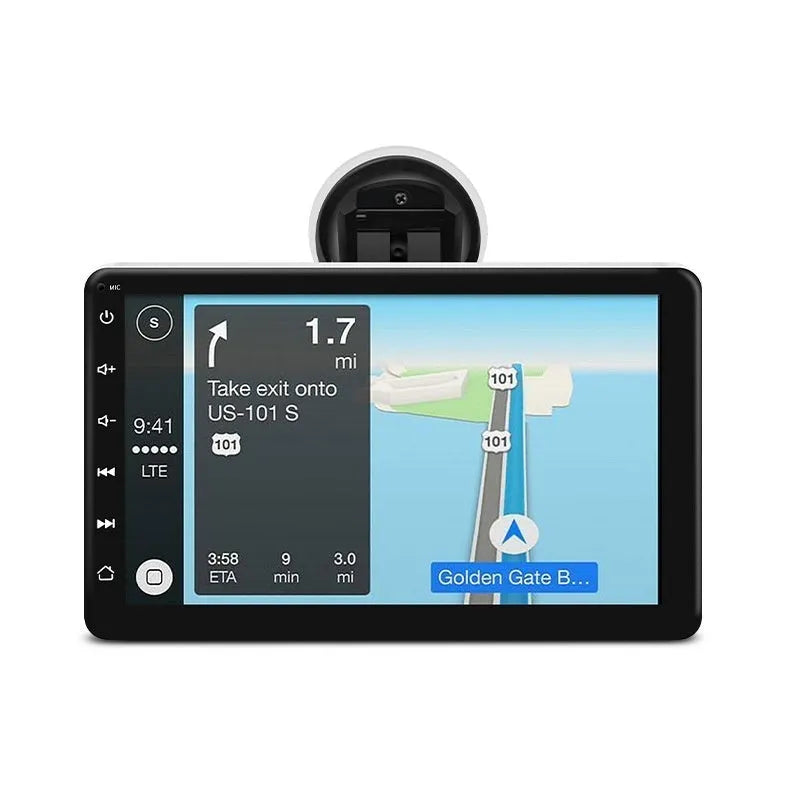 7 inch wireless car GPS navigator with reversing camera and universal mounting bracket