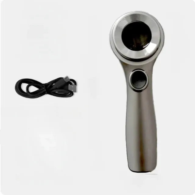 Professional magnifying glass with optical glass lens for jewellery tobacco alcohol appraisal in black or silver finish