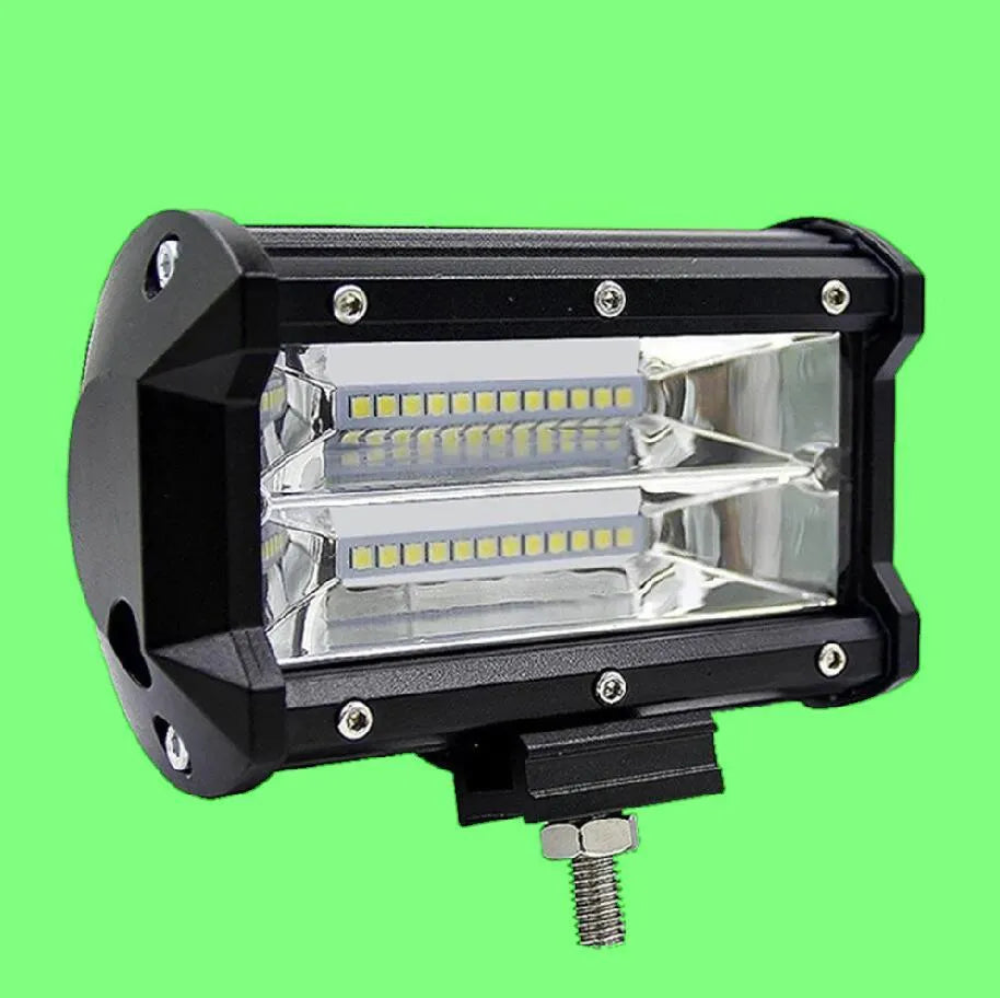 5-inch black LED work lamp with die-cast aluminium housing for off-road vehicles