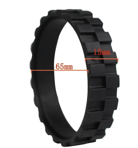 Black anti-abrasion tyre belt replacement for sweeping robot spare part