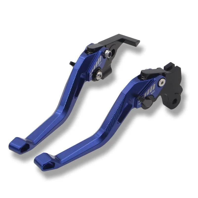 Motorcycle metal clutch lever kit in two-finger labour-saving design with pull rod.