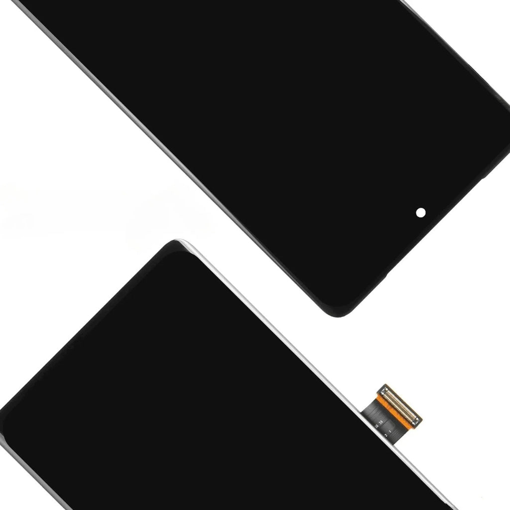 OLED LCD screen assembly for Google Pixel 7 7A 7 Pro internal replacement with capacitive touch screen.