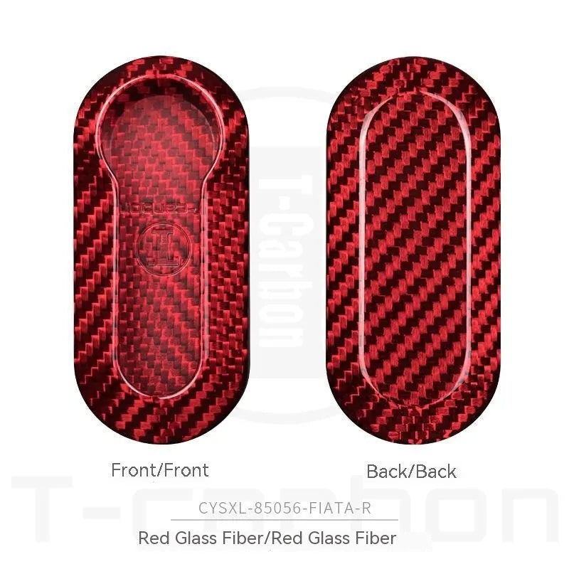 Replacement car key cover shell in carbon fibre or fibreglass materials