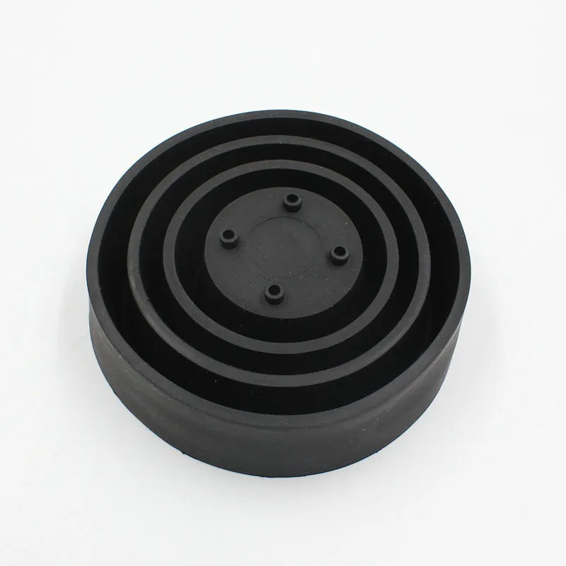 Silicone car headlight dust cover showing Type A closed and Type B open styles