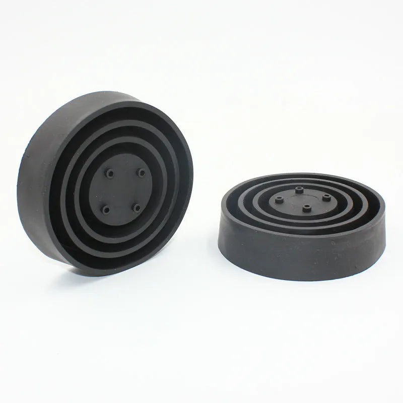 Silicone car headlight dust cover showing Type A closed and Type B open styles