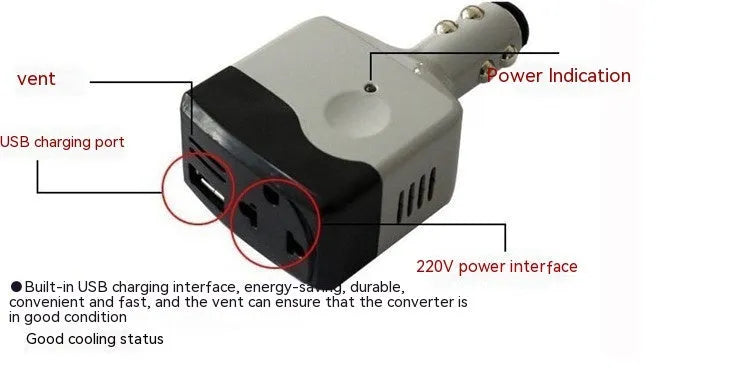 011C car wireless mobile phone charger with cigarette lighter adapter and USB port