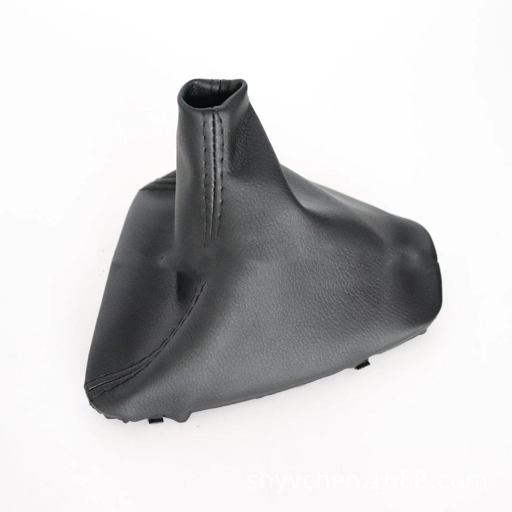 Black PU leather gear dust cover for BMW 3 Series car interior
