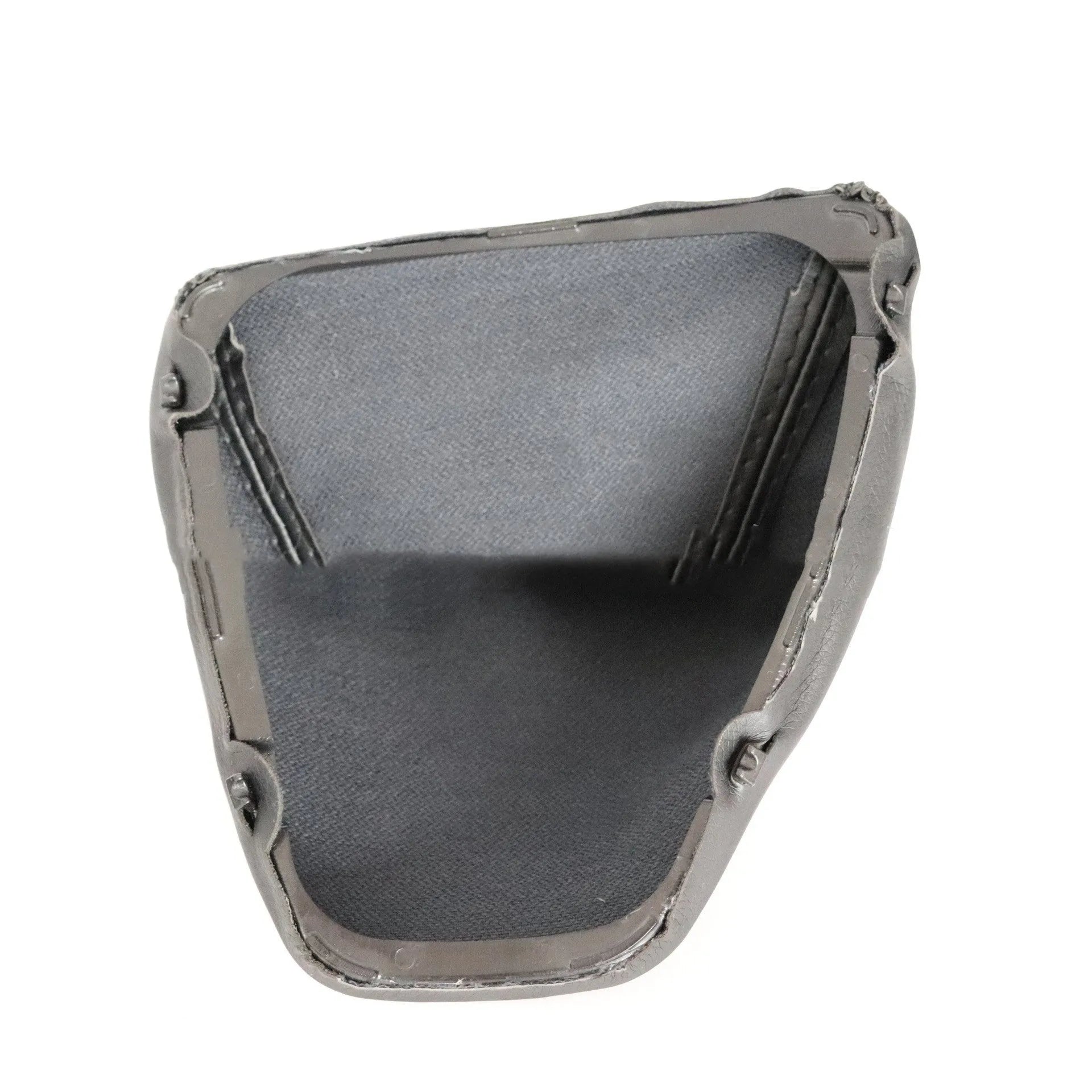 Black PU leather gear dust cover for BMW 3 Series car interior