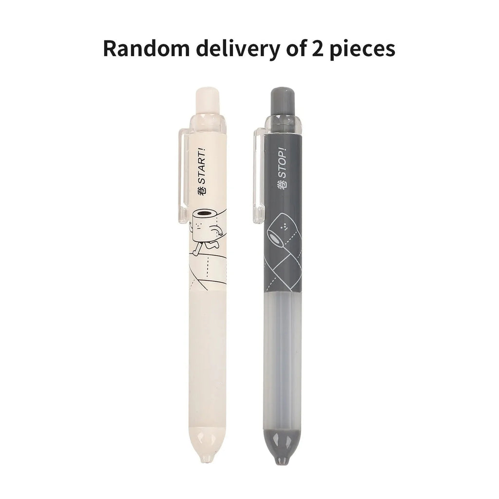 0.5mm automatic pencil with cloud grip design in black or white minimalist style