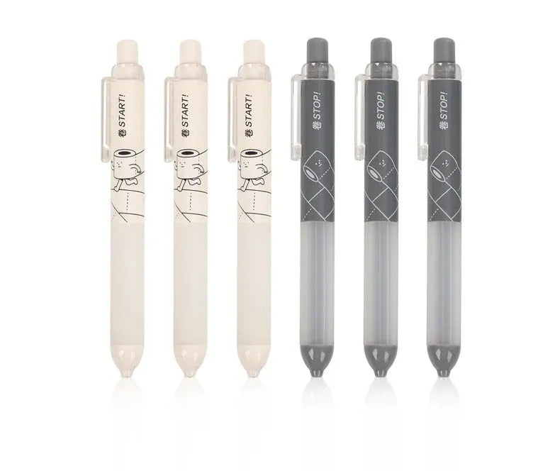 0.5mm automatic pencil with cloud grip design in black or white minimalist style