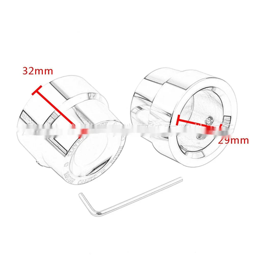 Black CNC aluminium motorcycle front axle decorative cap cover for Harley Sportster 883