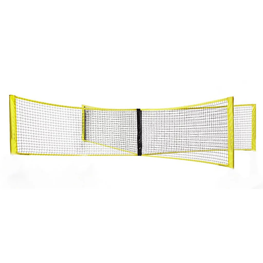 Black PE four sides standard volleyball net – 150x50cm with canvas hemming for indoor outdoor beach use