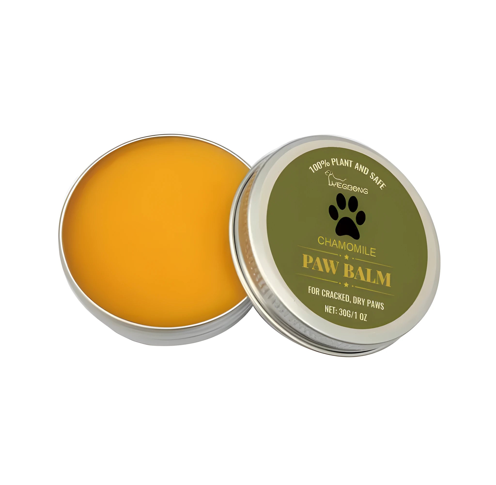 30g container of cat and dog paw protection cream for dry cracked paws