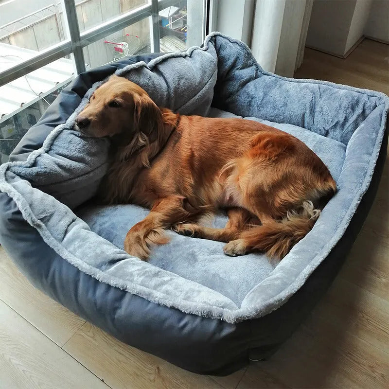 Cloth American style dog sofa in kennel colour with four size options from S to XL