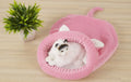 Cat and dog plush sleeping bag mat cloth nest coffee colour 50x40cm
