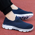 Spring and summer elderly fabric footwear in multiple colours with slip-on design