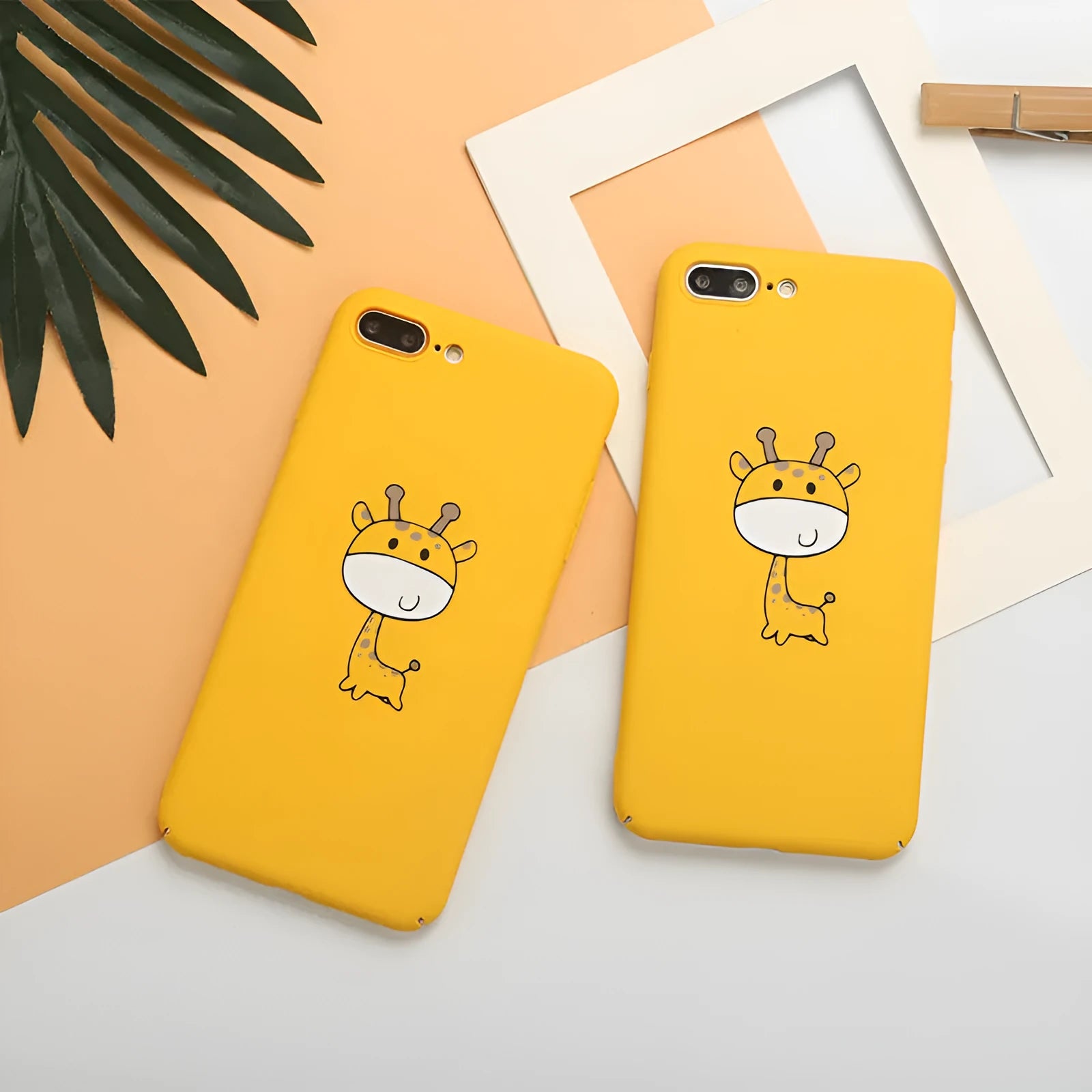 Yellow hard PC pattern phone case for iPhone XR XS Max 6 6s 6 Plus 7 8 7 Plus 8 Plus X