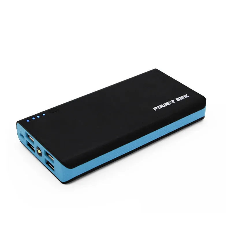 20000mAh portable power bank in multiple colours with dual USB charging ports