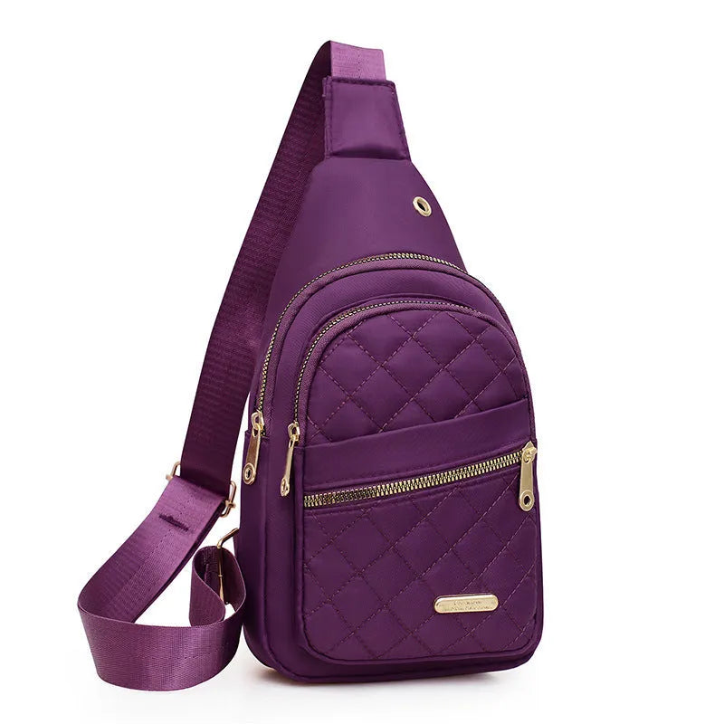 Oxford cloth crossbody chest bag in multiple colour and style options