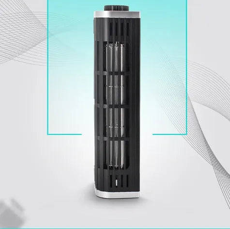 Black USB laptop cooling pad with dual fans, showing dimensions of 294mm length by 65mm height.