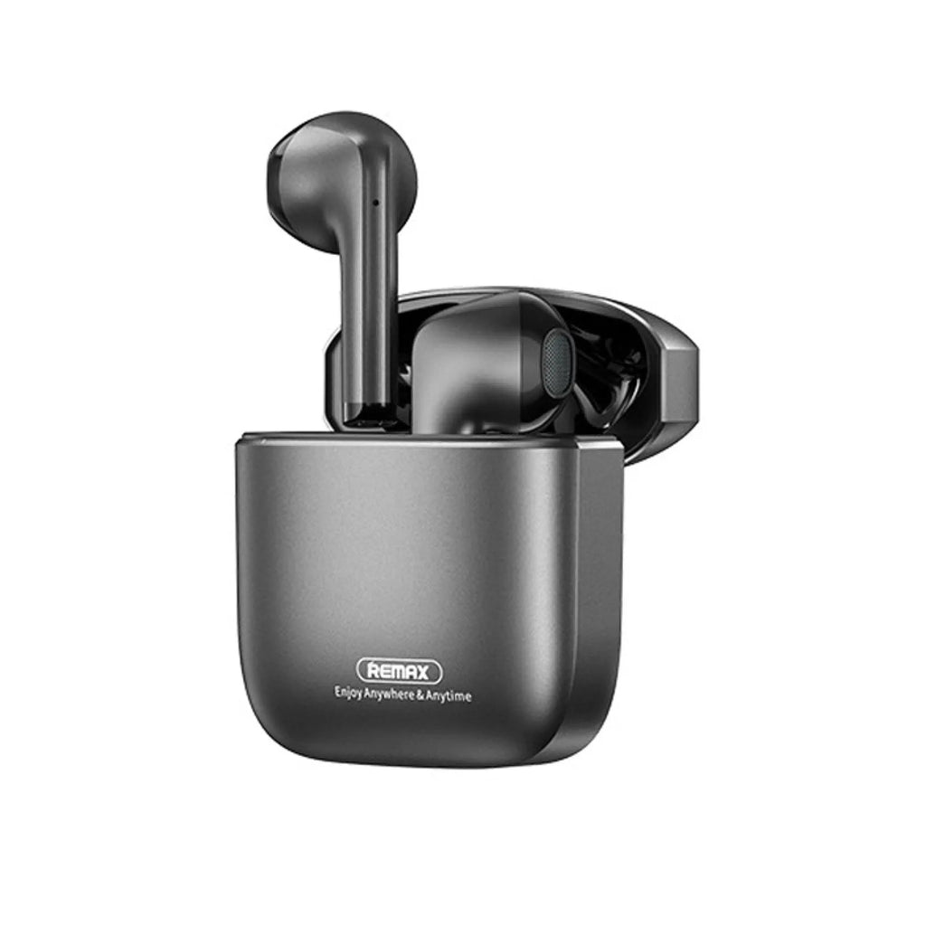 REMAX AlloyBuds 1 true wireless earphones black in-ear with charging case ENC noise reduction Bluetooth 5.3