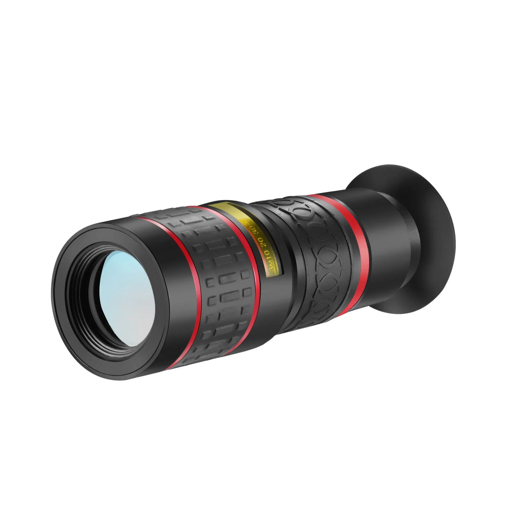 20x magnification mobile phone telescope with universal clip and single eye mask