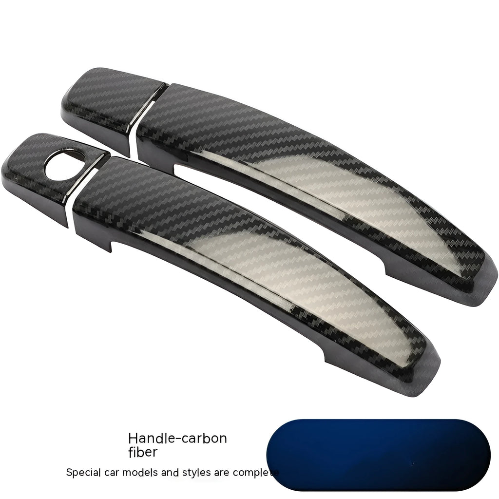 Carbon fibre handle decoration for Opel Vauxhall Astra H/J 2004-2015 vehicles in classic cruze colour
