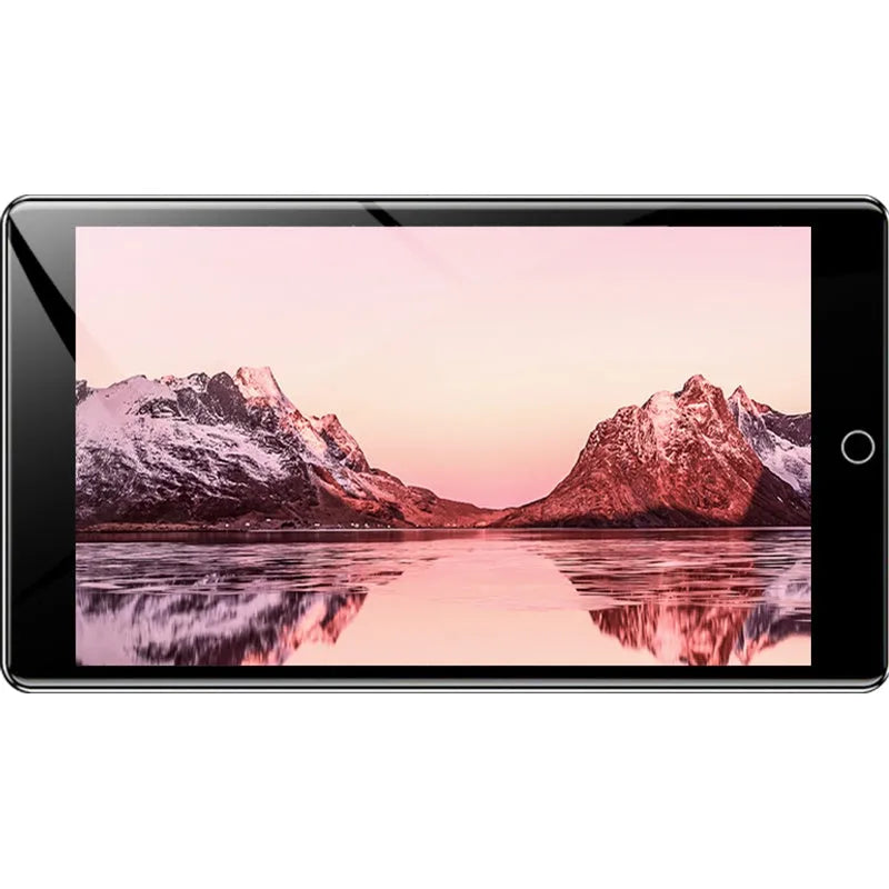 Black Ruizu H1 8GB MP3 MP4 player with 4-inch touchscreen showing media playback interface