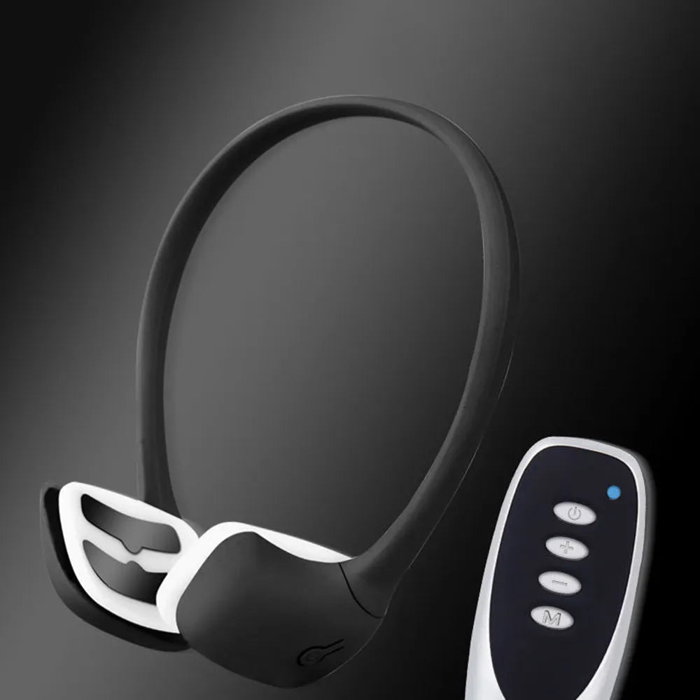 Micro Current Facial Facelift device in Black, showing compact size for facial massage and lifting