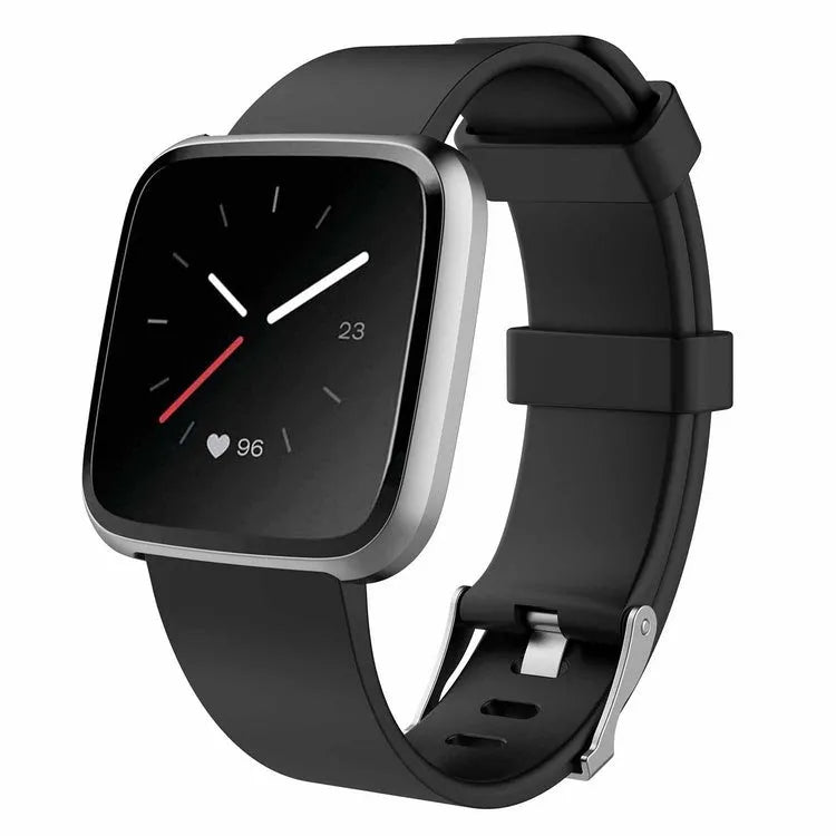 Fitbit Versa Lite replacement wrist strap in large TPE, showing multiple colour options.