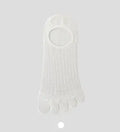 Modal cotton five-finger ultra-thin breathable boat socks in solid colours