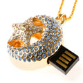 Jewelry Xingyue metal USB flash drive with USB connector visible