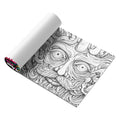 A5 landscape painting book in acid tour colour, 200mm wide paper drawing book
