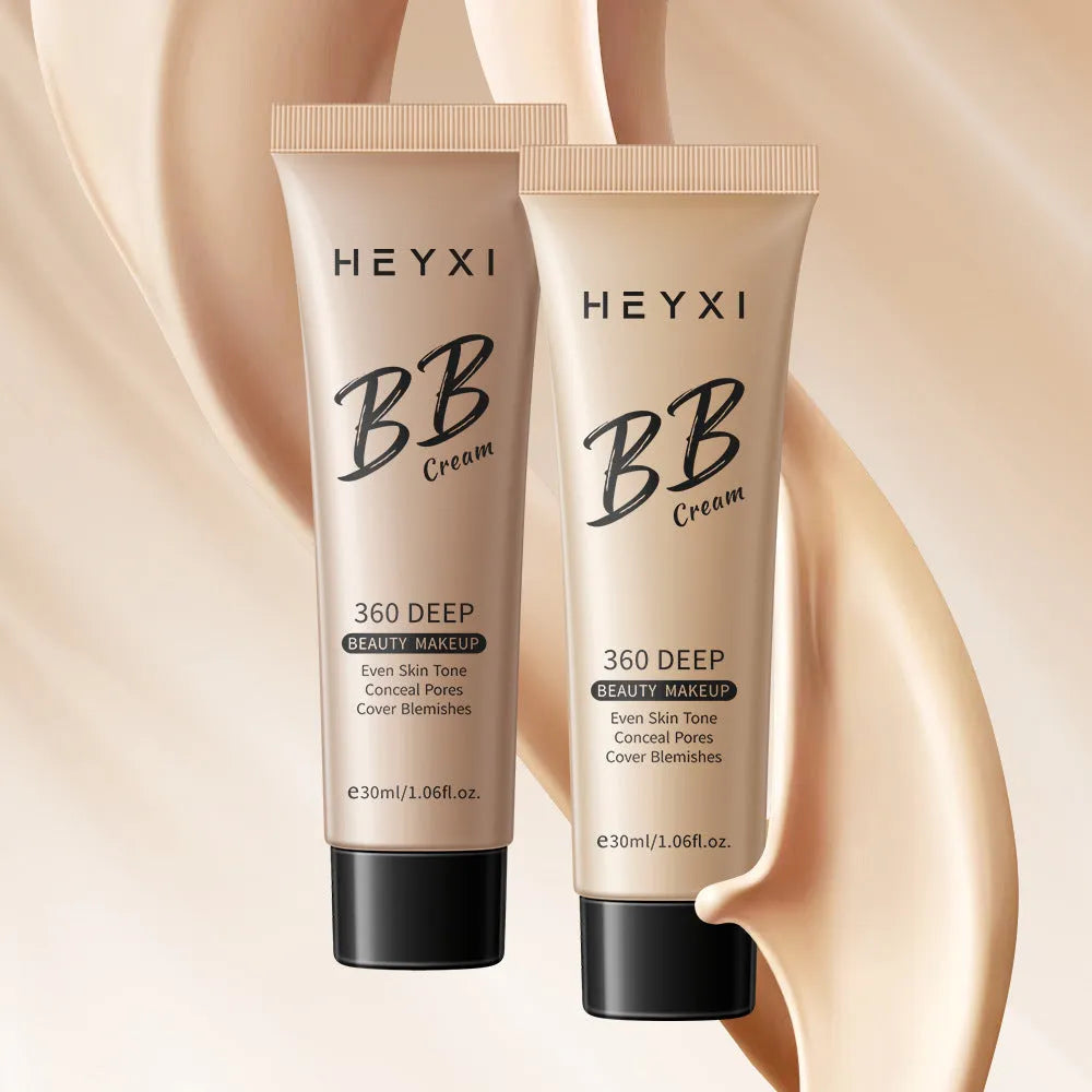 Waterproof sweat-proof BB cream in four colour shades for general skin types