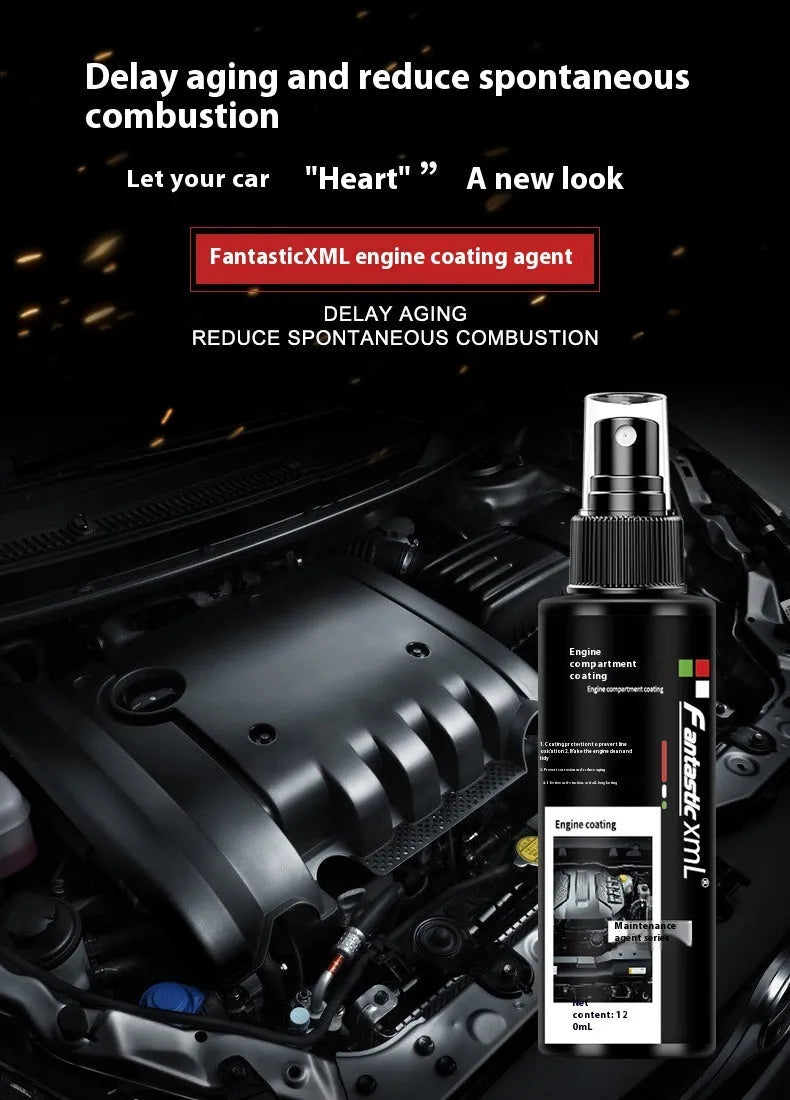 Car engine coating agent 120ml bottle for engine compartment protection against dust and moisture
