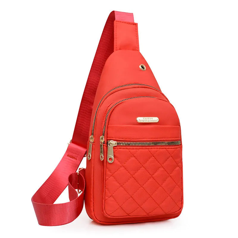 Oxford cloth crossbody chest bag in multiple colour and style options