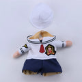 Sailor-style polyester pet costume for cats and dogs, fashion minimalist design, available in sizes S to XL