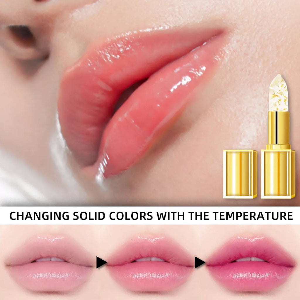 Anti-smudge gilding lipstick in warm colour-changing YB1001 shade, 3.5g content