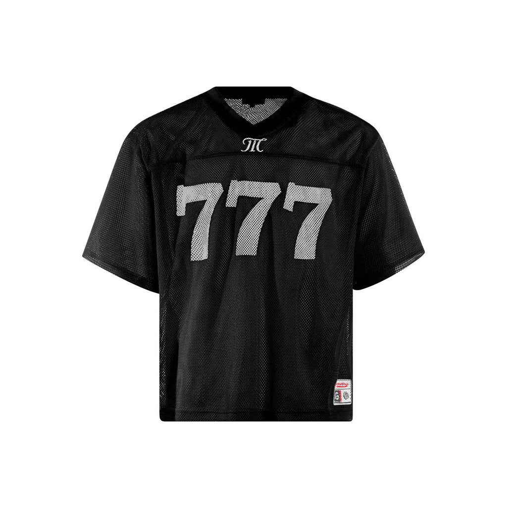 Retro street style loose fit summer t-shirt in black, shown on a model.