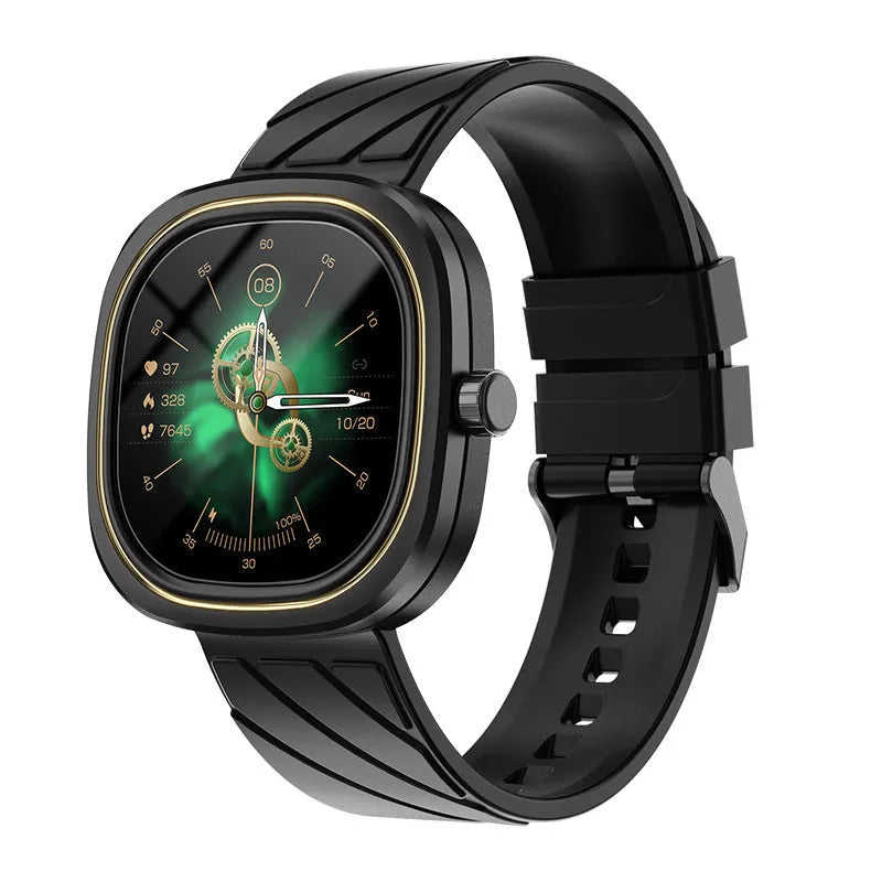 Fashion Bluetooth smart bracelet sports watch with touchscreen and silicone wristband in black, pink or green