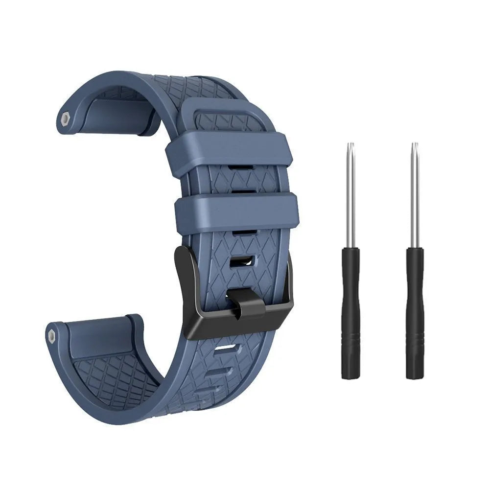 26mm silicone sports watch strap in multiple colours compatible with Jiaming watches