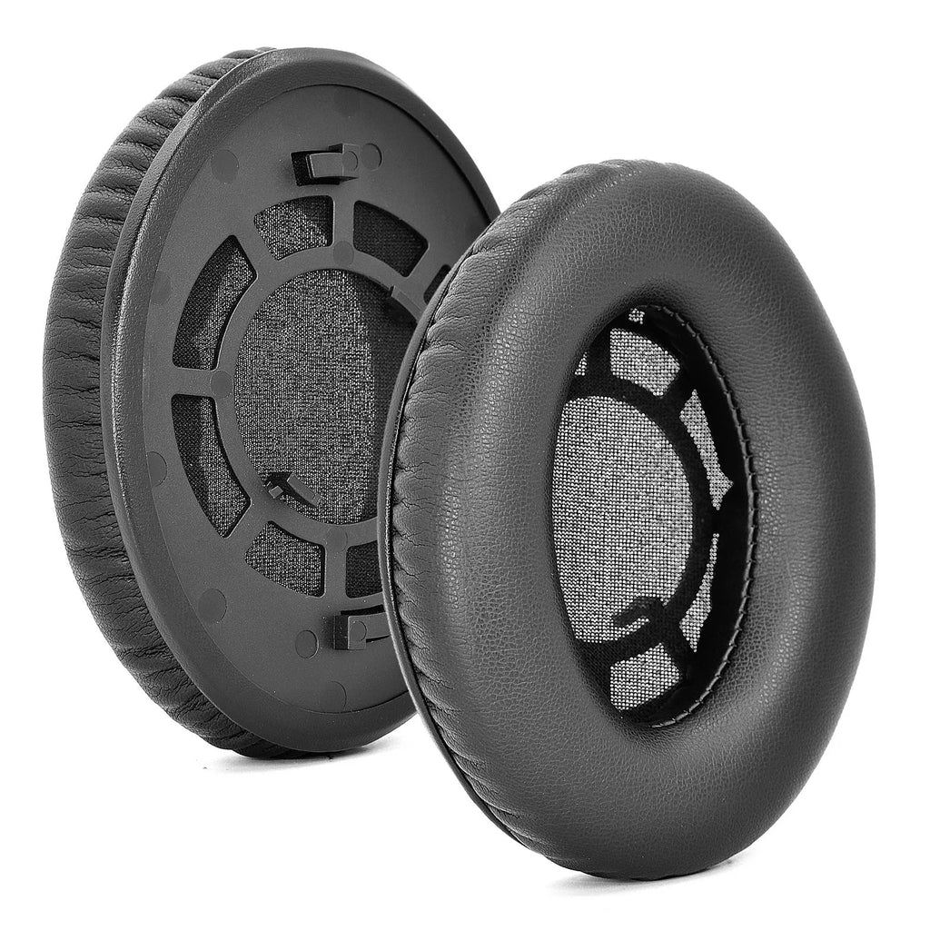 Replacement velvet earmuff cushions with snap-on sponge tips for SENHAI Sennheiser RS 120 headphones
