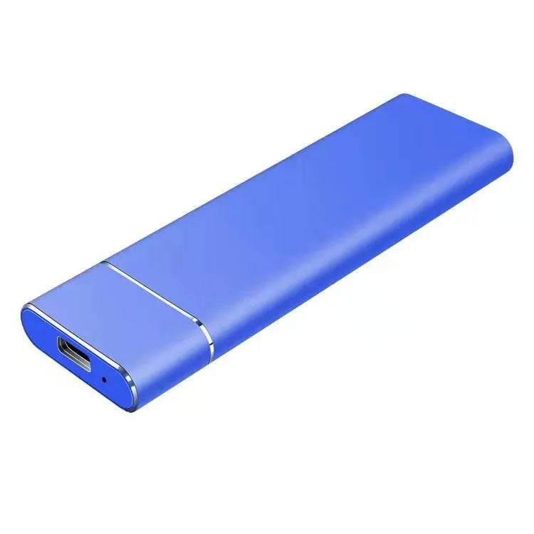 High-speed 6TB mobile hard disk with ultra-thin metal shell in black, blue, orange, red, or silver colour options