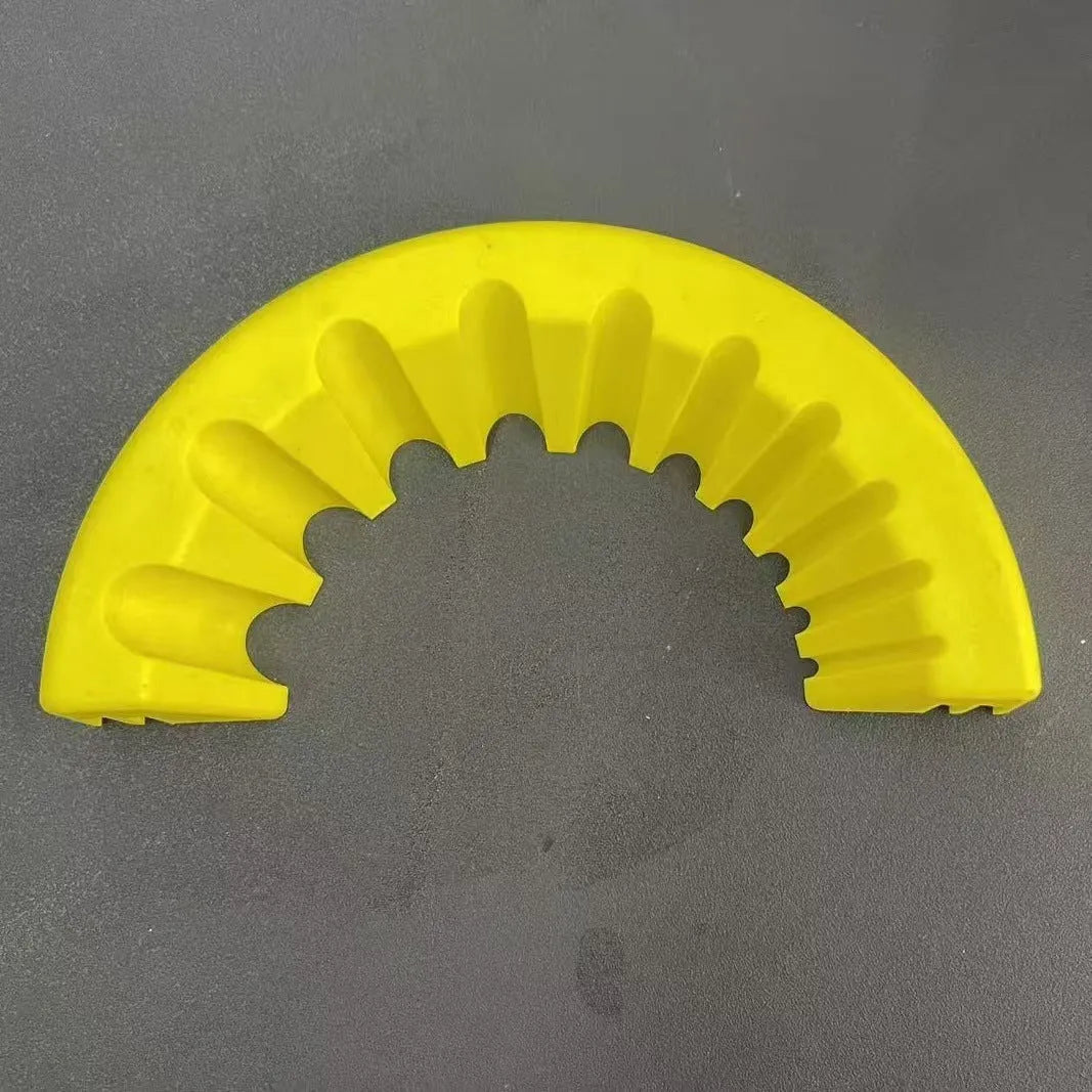 Angle grinder grinding bit bracket holder in black, green, and yellow colour options.