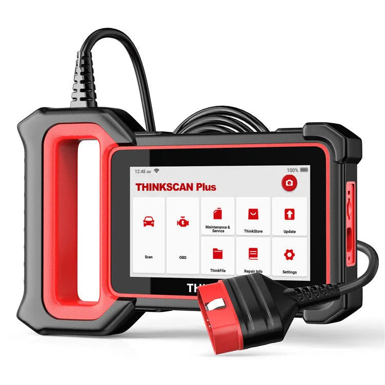 Thinkcar Thinkscan Plus S2 car diagnostic scanner for ECM, ABS, SRS system detection, compact 28x25x5mm